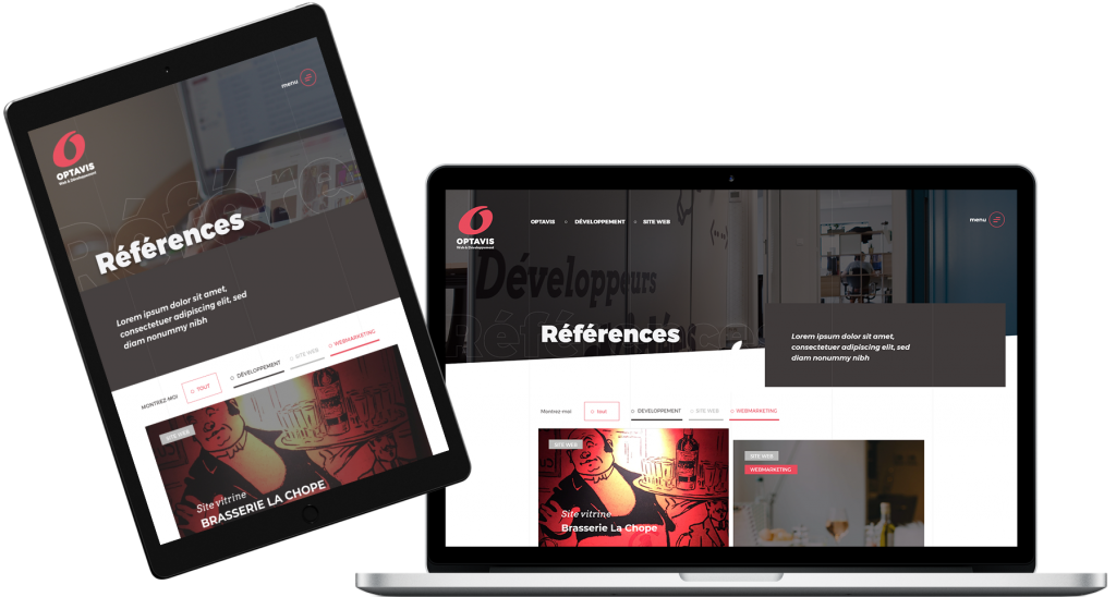 nouveau site web Optavis